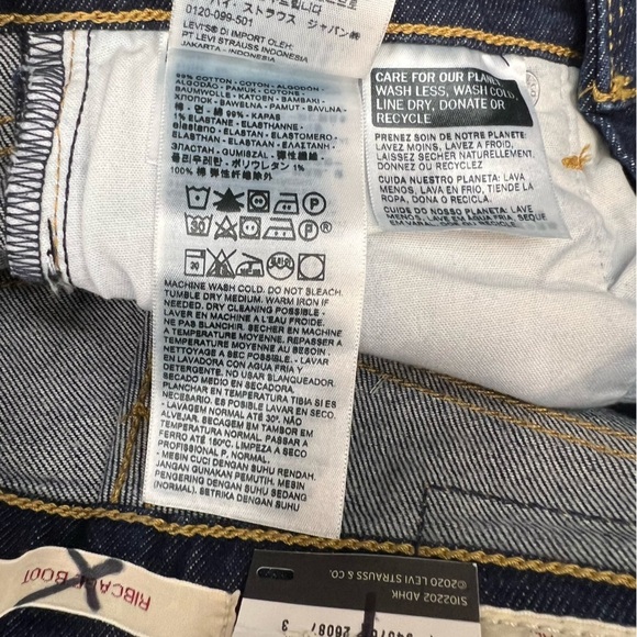Levis Premium NWT Ribcage Boot Jeans Size 24 - Picture 12 of 13
